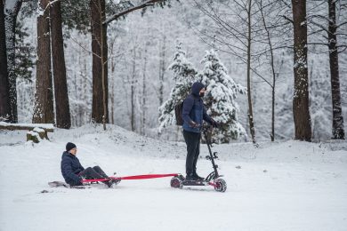 Žiemos pramogos karantino metu