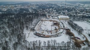 Stadiono statybos Ąžuolyne