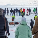 Traktoriaus traukimo operacija iš Lampėdžių ežero