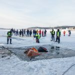 Traktoriaus traukimo operacija iš Lampėdžių ežero