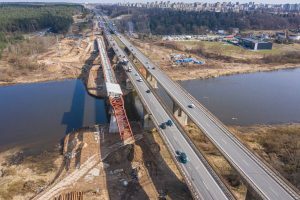 Kleboniškio tilto statybos