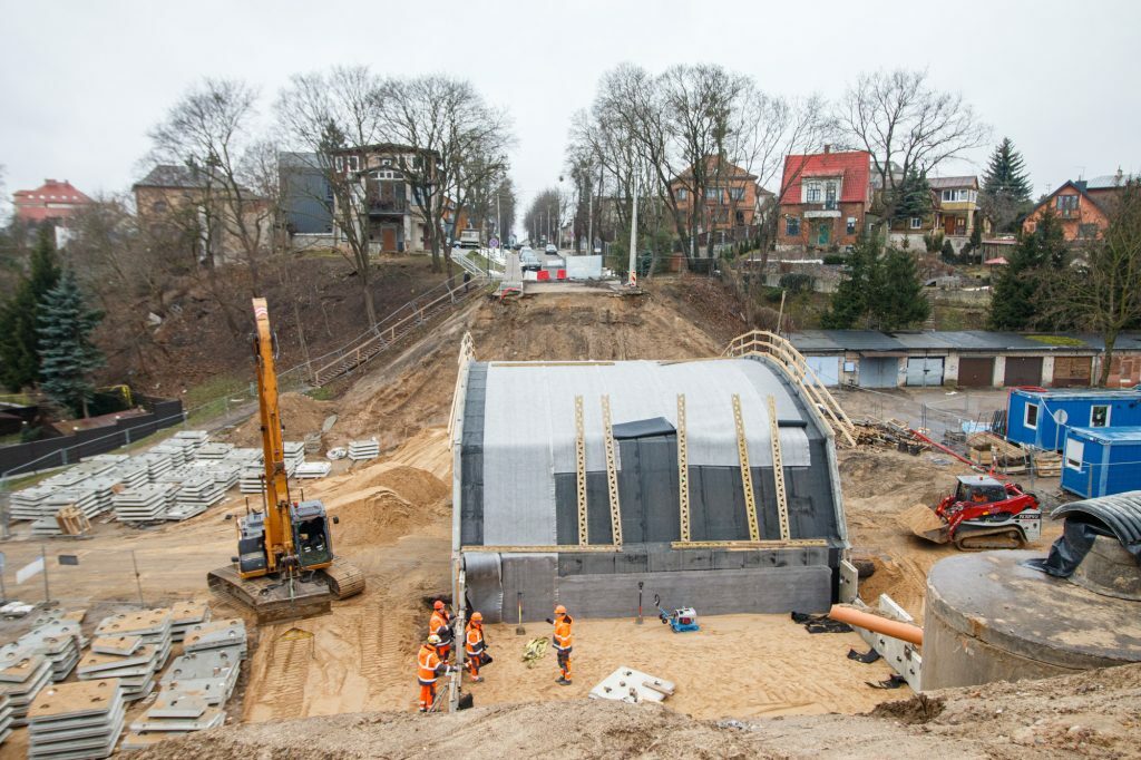 Viaduko statybos R. Kalpoko gatvėje