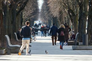 Pavasaris kauniečių veiduose