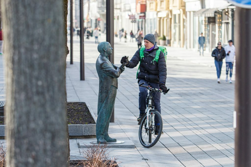 Pavasaris kauniečių veiduose