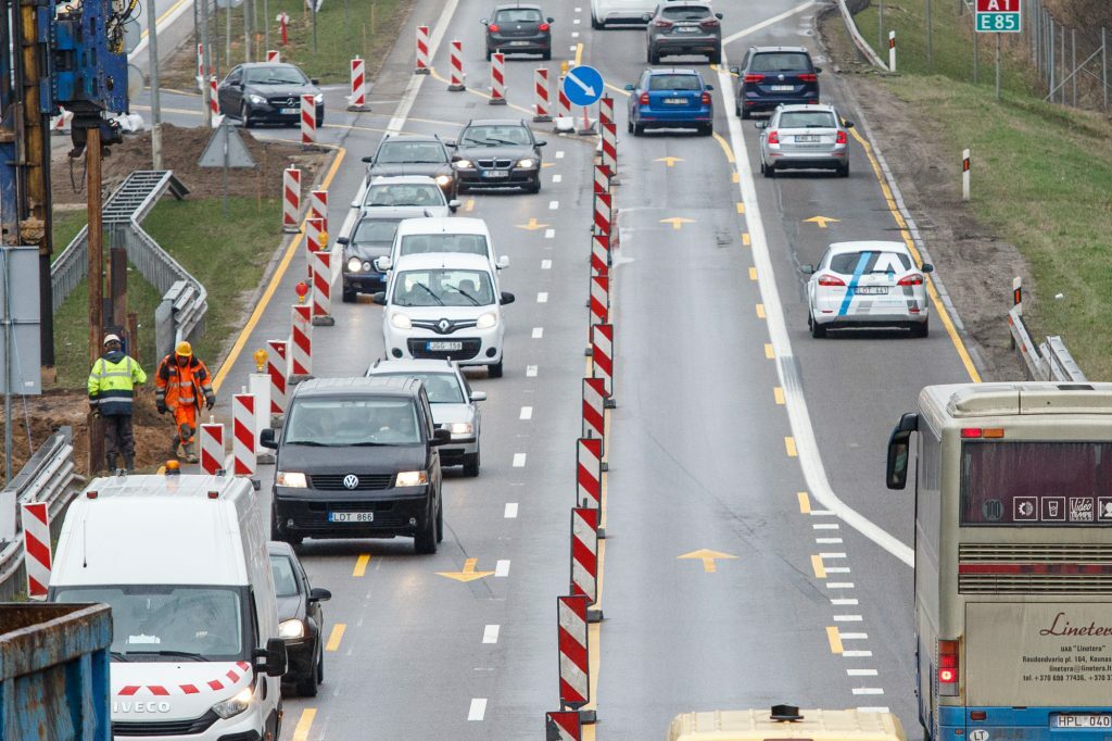 Kelio remontai magistralėje A1