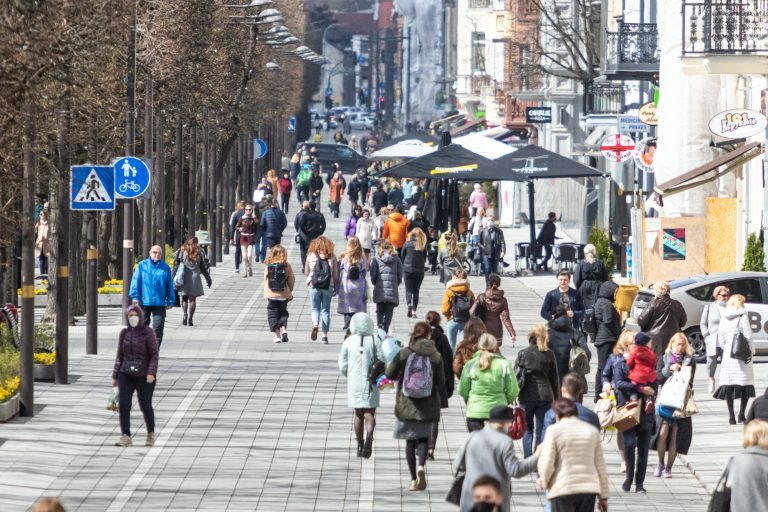 Lauko kavinės Laisvės alėjoje ir Senamiestyje per karantiną