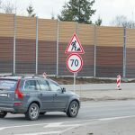 Viaduko statybos A1 kelyje prie Giraitės