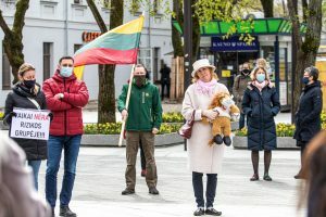 Protestas prieš mokinių testavimą