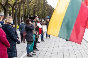 Protestas prieš mokinių testavimą