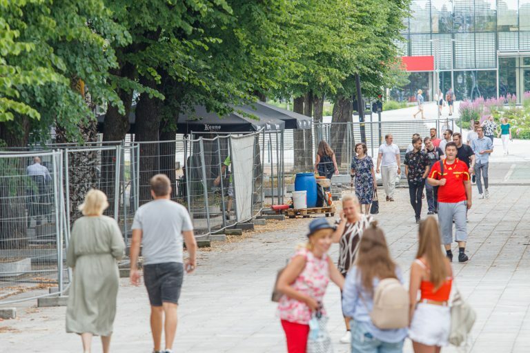 Nebaigti remonto darbai Kauno gatvėse