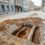 Archeologiniai kasinėjimai Vilniaus gatvėje