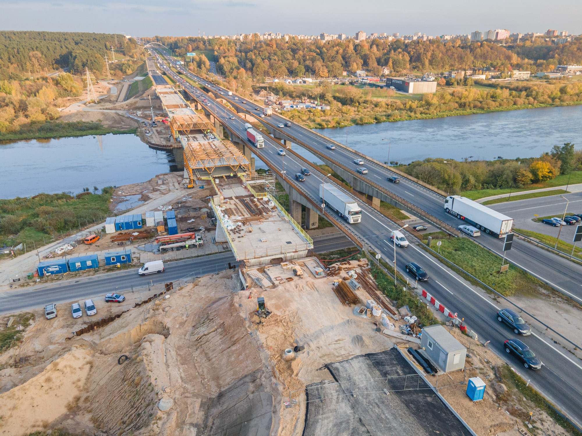 Kleboniškio tilto statybos