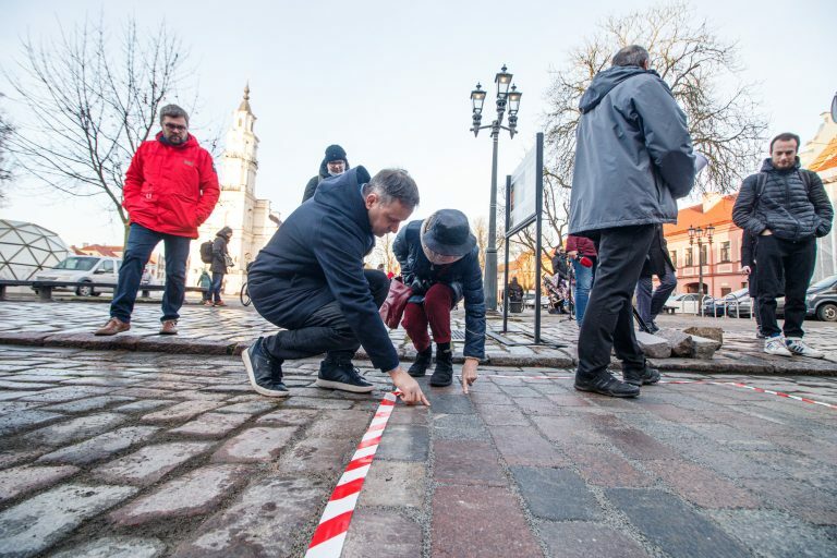 Diskusija dėl senamiesčio grindinio