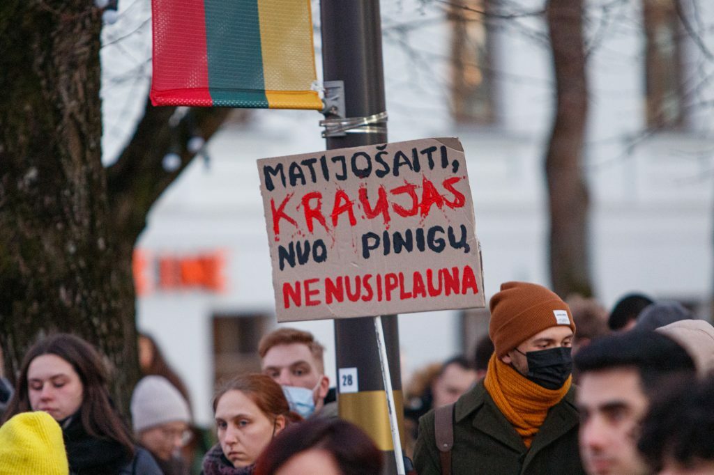 Protestas prieš V. Matijošaičio verslą Rusijoje