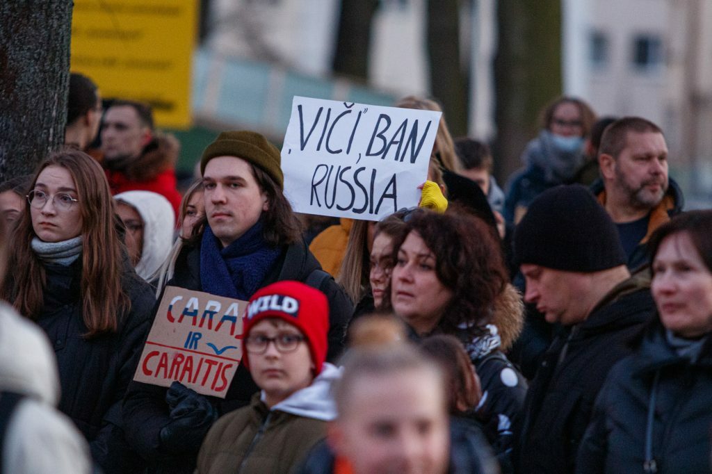 Protestas prieš V. Matijošaičio verslą Rusijoje