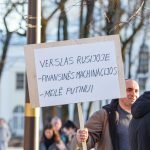 Protestas prieš Matijošaičių verslą Rusijoje