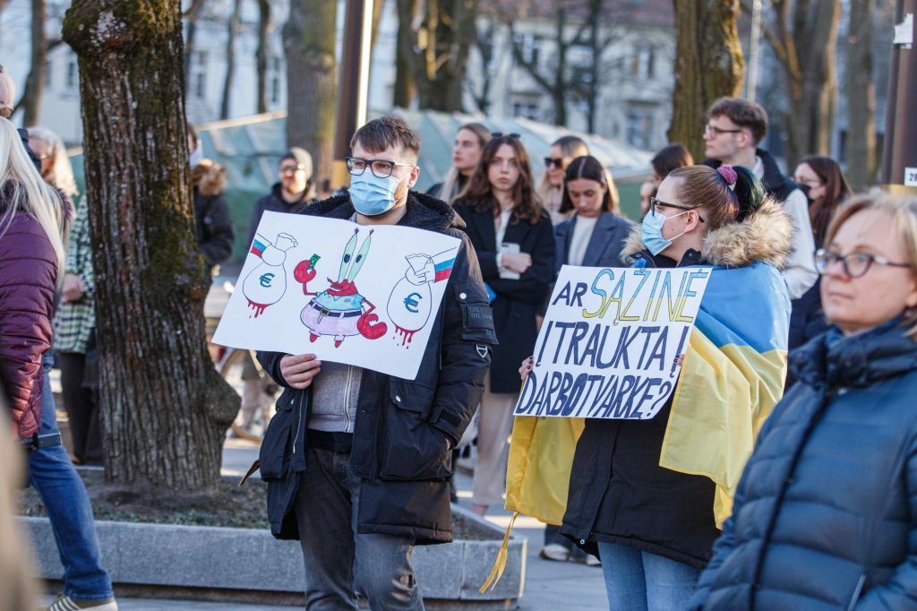 Protestas prieš Matijošaičių verslą Rusijoje