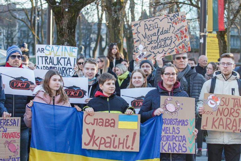 Protestas prieš Matijošaičių verslą Rusijoje