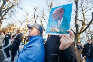 Protestas prieš Matijošaičių verslą Rusijoje