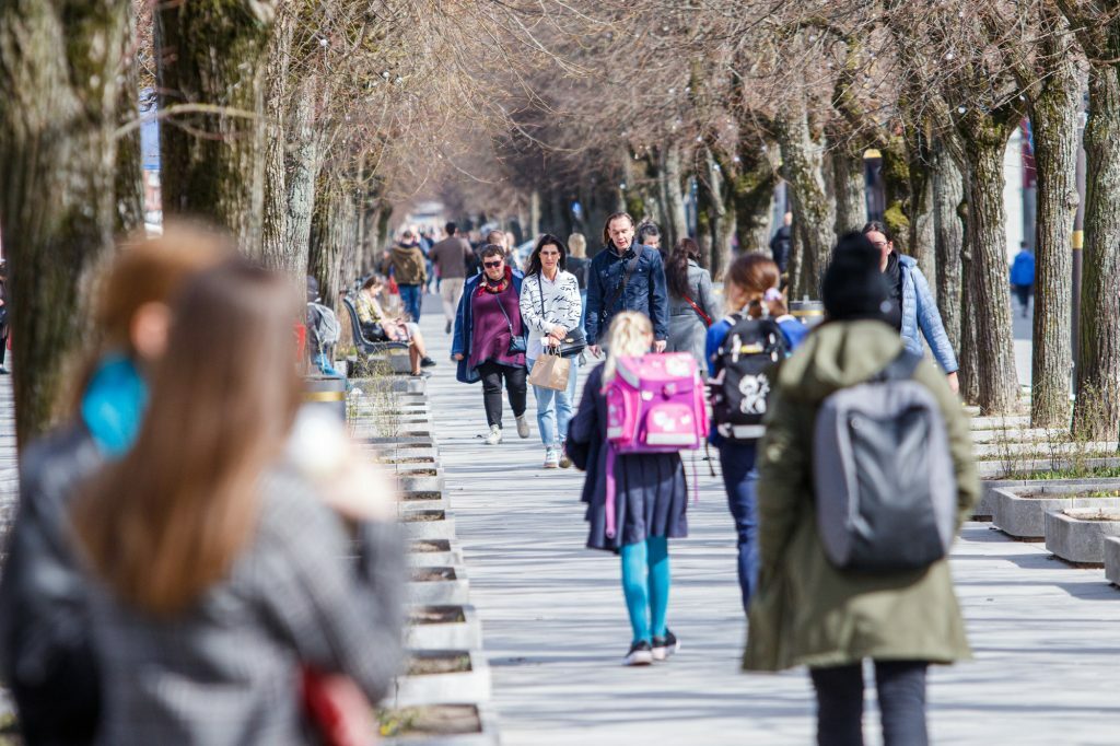 Šilčiausia pavasario diena Kaune