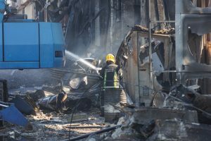 Spaudos konferencija po gaisro Palemone