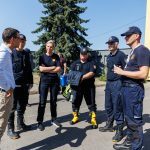 Spaudos konferencija po gaisro Palemone