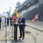 USS Kearsarge pasveikinimo ceremonija