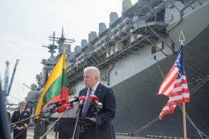 USS Kearsarge pasveikinimo ceremonija