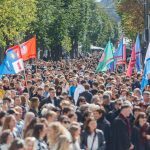 Universitetų eisena ir koncertas Vienybės aikštėje