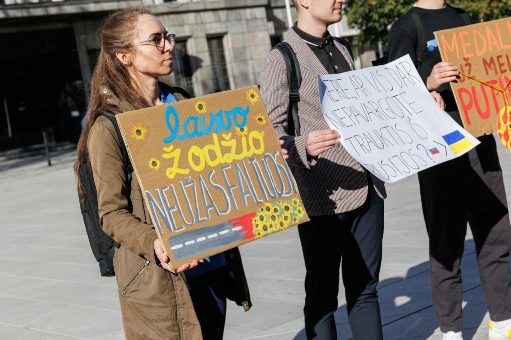 Protestas prie Matijošaičių verslą Rusijoje