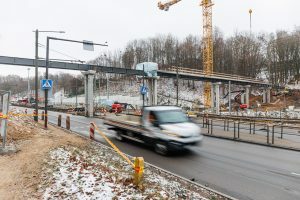 Statomas viadukas per Tunelio g.