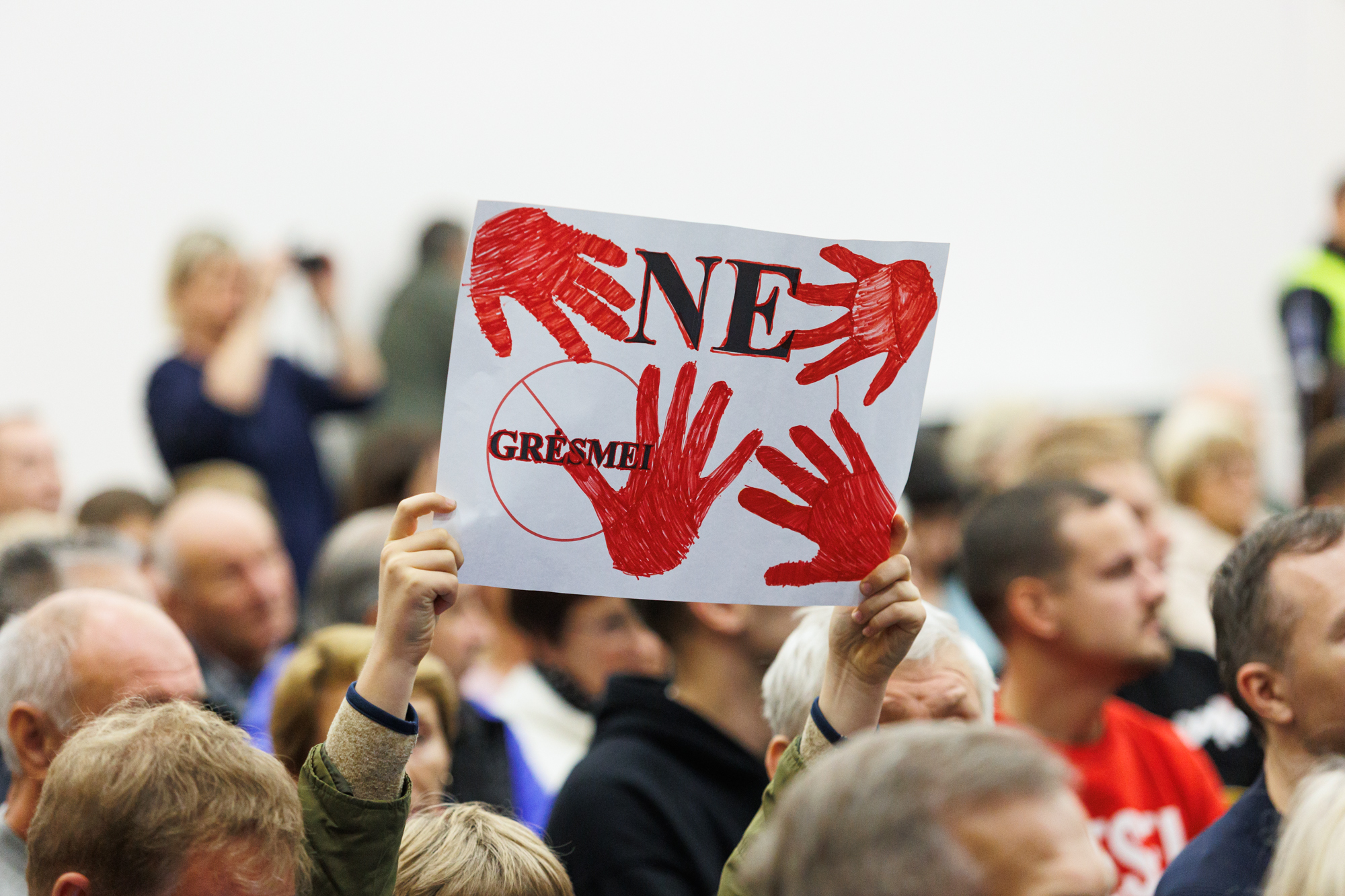 Domeikavos gyventojų protestas