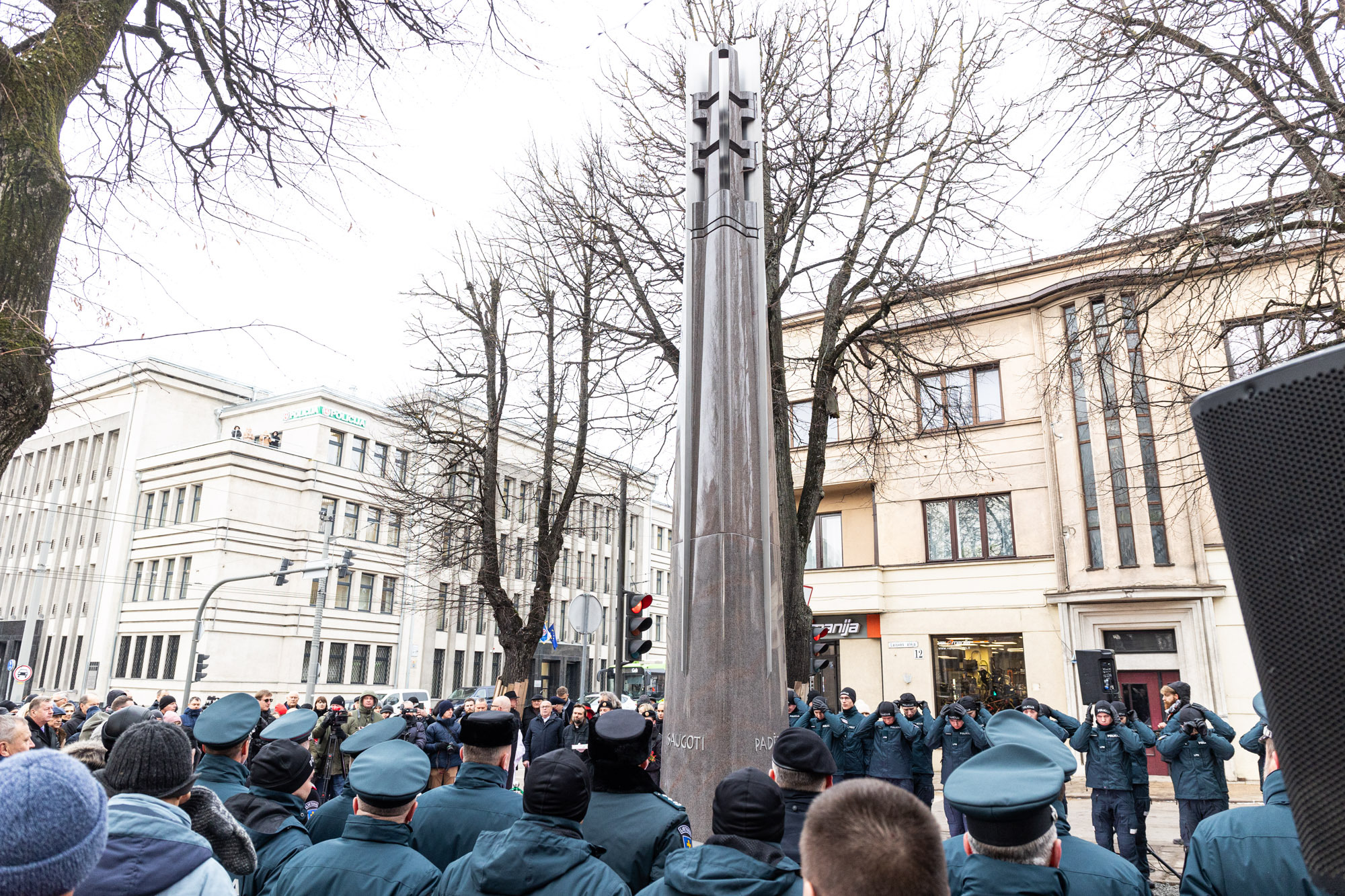 Obeliskas Lietuvos policijai