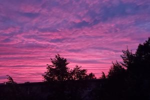 Saulėlydis Kaune sekmadienio vakarą / skaitytojų nuotr.