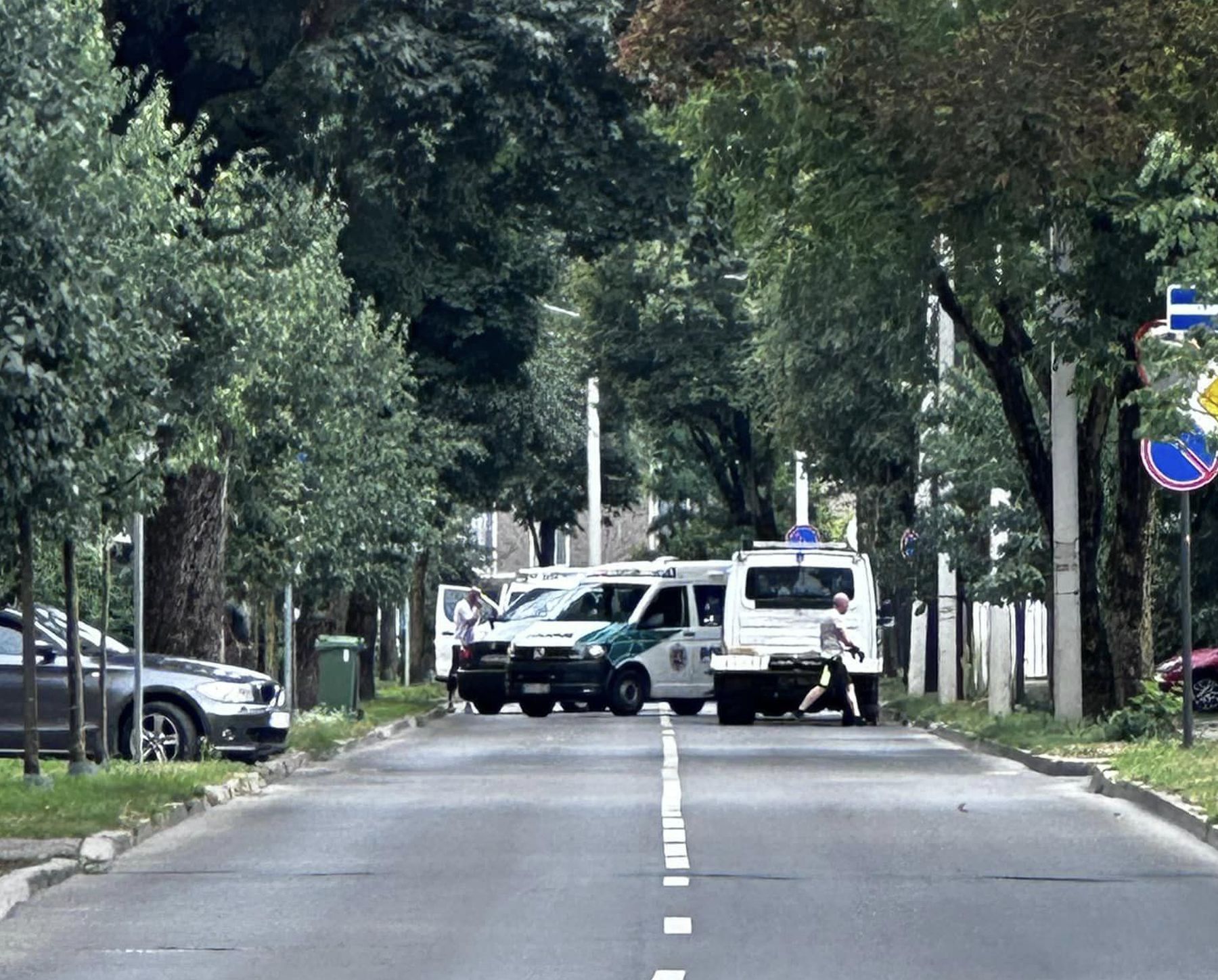 Eismo įvykis Aušros ir Aukštaičių g. sankryžoje / Skaitytojo nuotr,