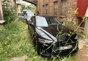 Kaune gaudytas Audi automobilis / Kauno AVPK nuotr.