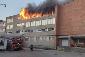 Gaisras Piliakalnio gatvėje / Kas vyksta skaitytojų nuotr.