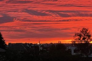 Saulėlydis Kaune sekmadienio vakarą / skaitytojų nuotr.