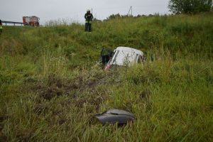 Avarija kelyje Klaipėda / E. Šostakaitės nuotr.