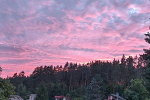 Saulėlydis Kaune sekmadienio vakarą / skaitytojų nuotr.