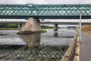 Apgadinti baidarių ir kanojų trasos vartai / Skaitytojo nuotr.