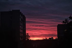 Saulėlydis Kaune sekmadienio vakarą / skaitytojų nuotr.