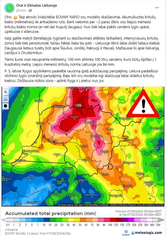 Orai ir klimatas Lietuvoje nuotr.