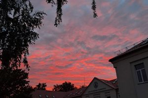 Saulėlydis Kaune sekmadienio vakarą / skaitytojų nuotr.