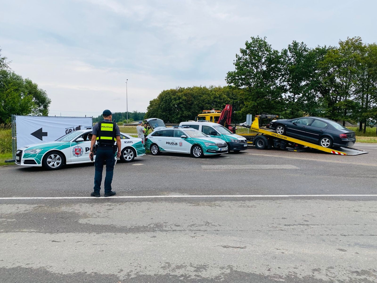 Policijos reidai Kaune / Policijos nuotr.