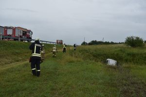 Avarija kelyje Klaipėda / E. Šostakaitės nuotr.