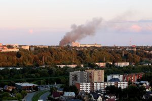 Gaisras Kaune / Skaitytojų nuotr.