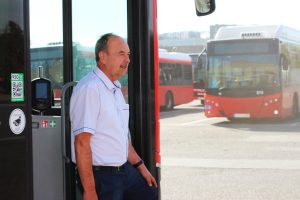 Viešojo transporto vairuotojai šoke / asmen. archyv. nuotr.