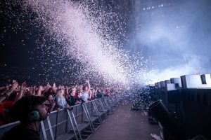 Kauną drebino grupės „30 Seconds To Mars“ koncertas / A. Ufarto nuotr. / ELTA