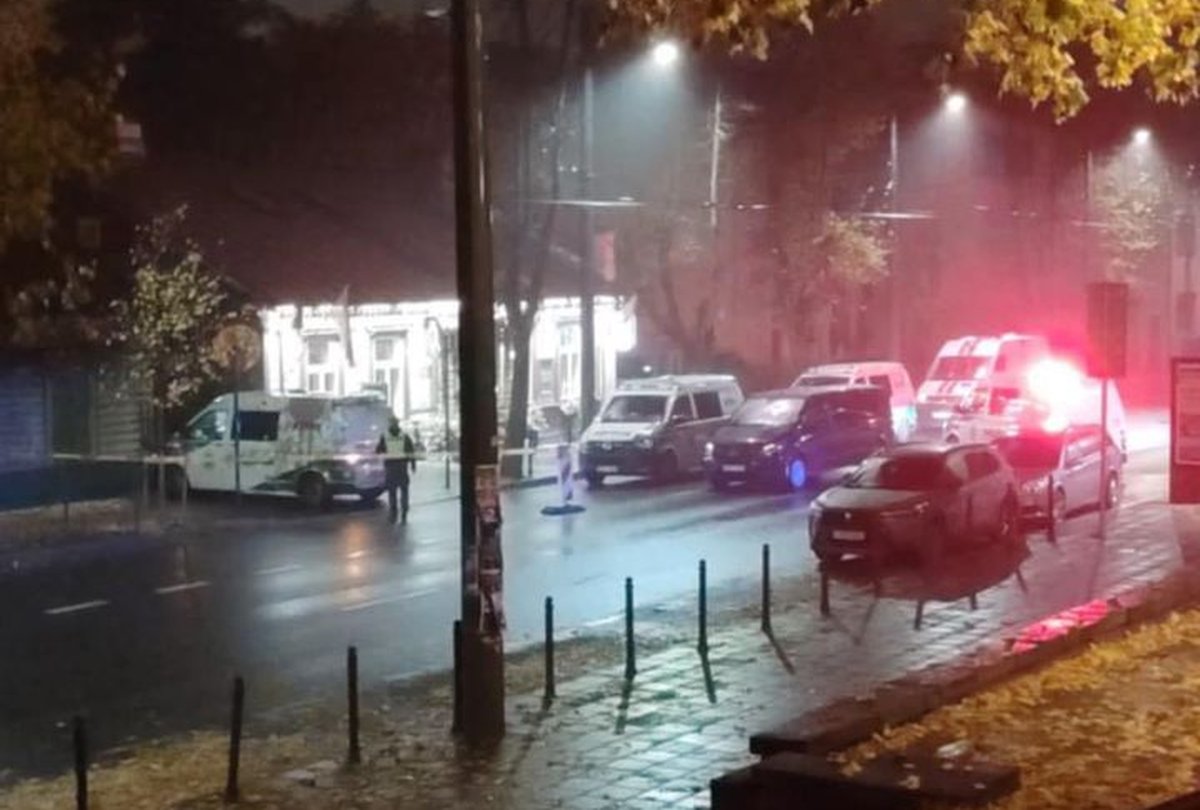 Policijos sujudimas miesto centre / Skaitytojų nuotr.